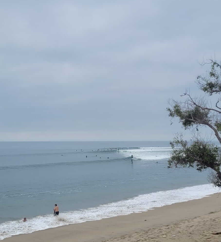 Right point break in Malibu
