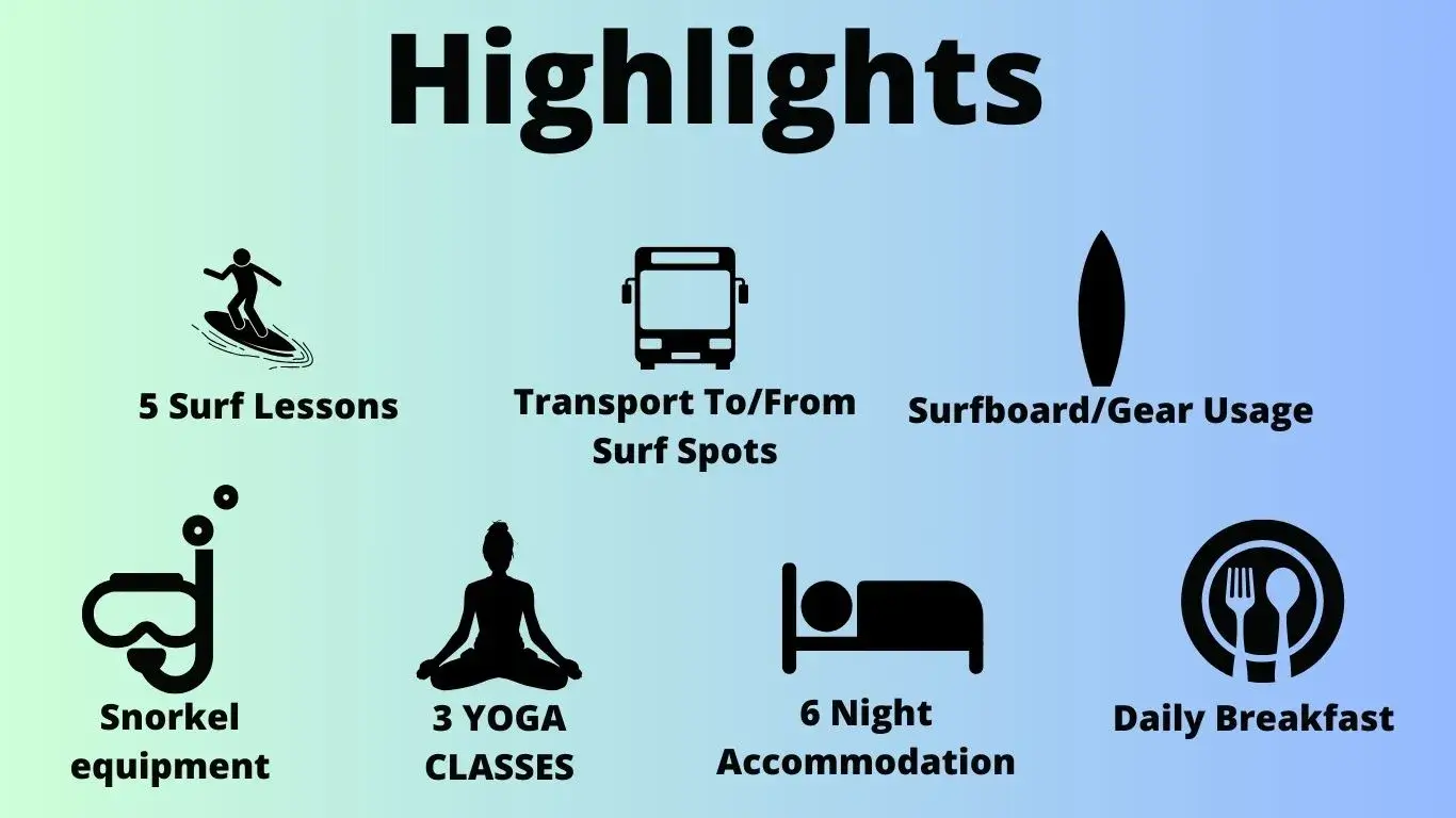 Zeneidas Surf Garden surfcamp highlights