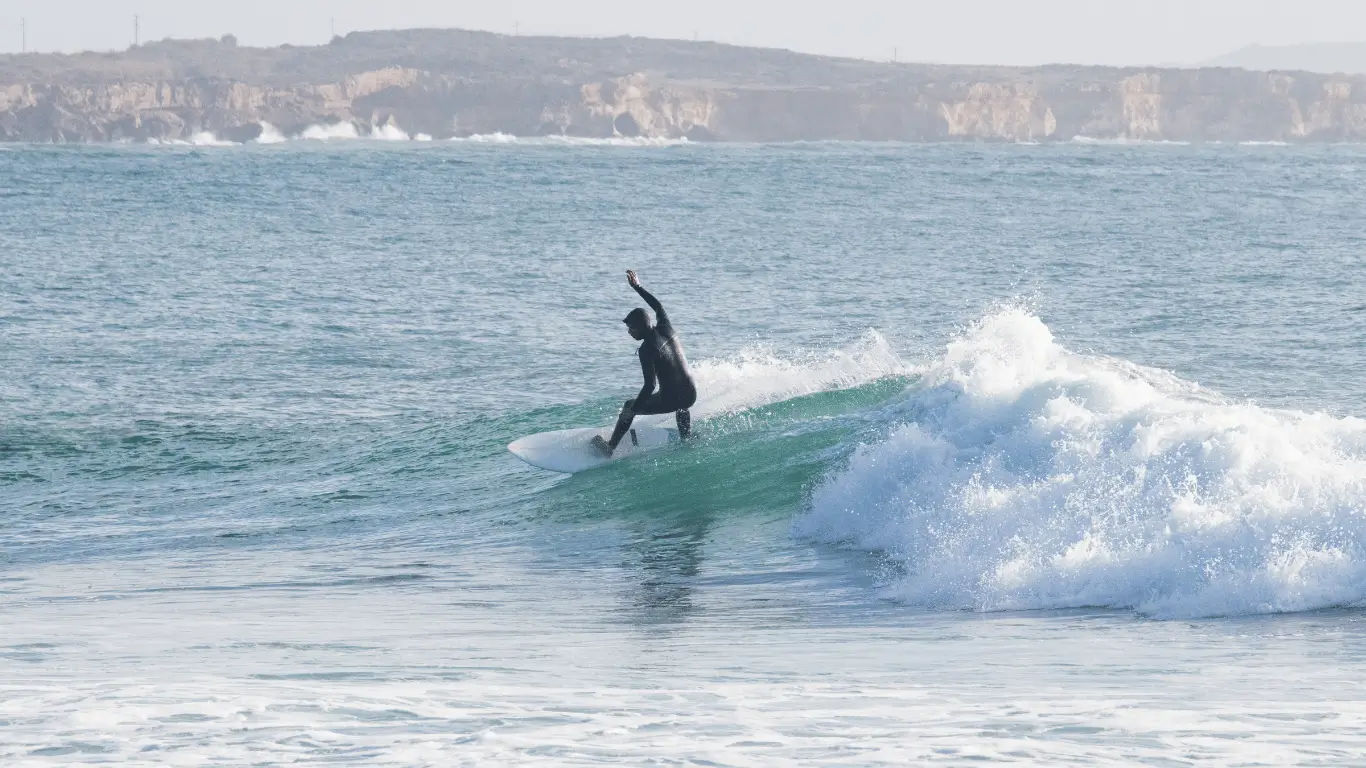 Surfing in Capu Mannu